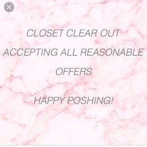 Any offer is great closet clean out 🙃🙃🙃